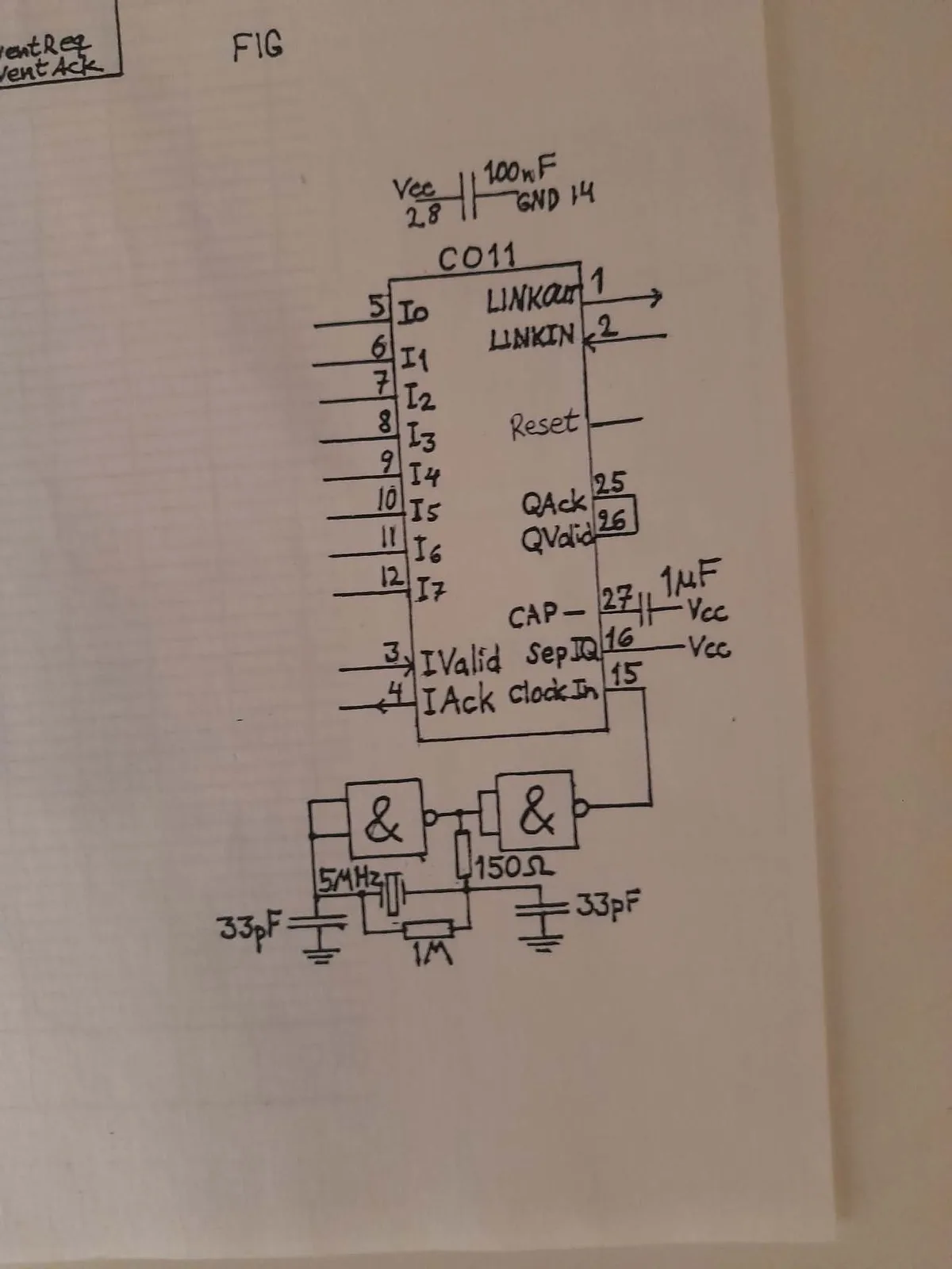 Transputer CO11 circuit schematic